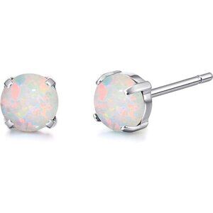 Hypoallergenic G23 Titanium Earrings,F136 Implant Grade Pure Titanium Birthstone